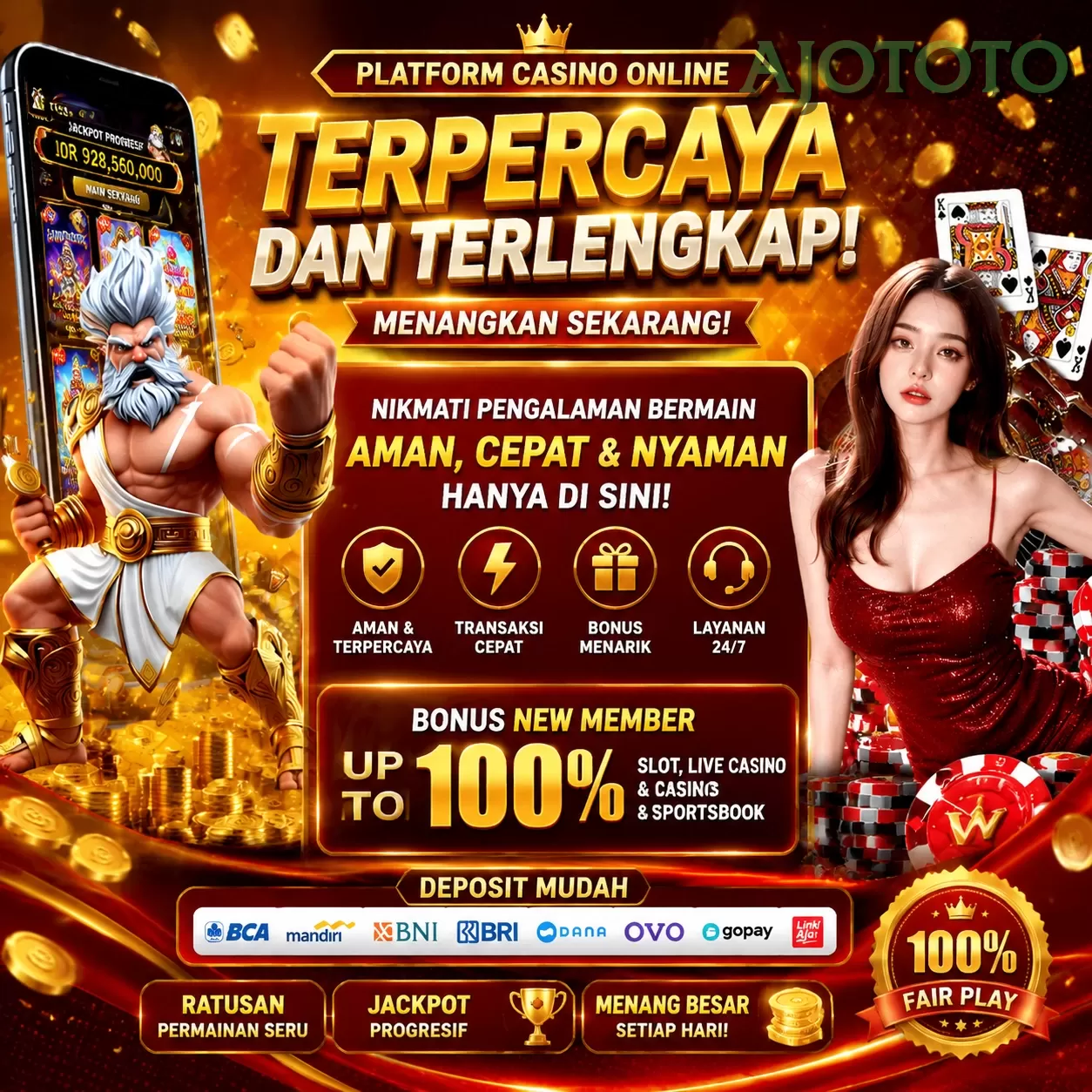 Beragam Permainan yang Tersedia di ajototo